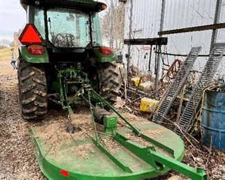 John Deere 5065E tractor (with implements)
