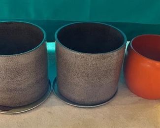 Big pottery pots