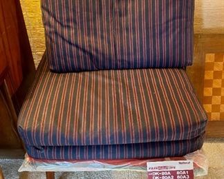 Large stripe cushions for tatami floor chair - 2 sets  + Kotatsu table (no heater)