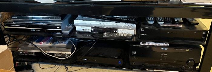 Several CD, VCR players