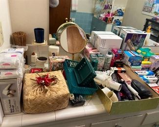 Bathroom/drug store items