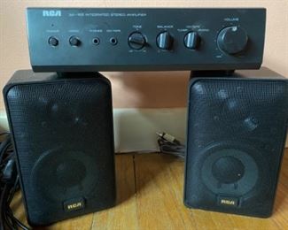 RCA amplifier & speakers