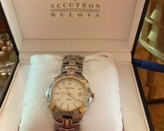 Men's Accutron Bulova Watch. New in Box