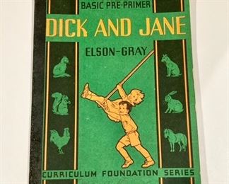 1936 Dick and Jane  basic pre-primer soft cover book (Elson-Gray)