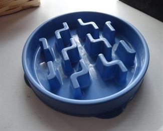 If Fido eats like a pig this will slow them down.