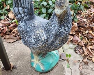 Concrete rooster
