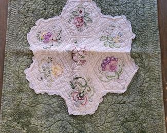 28" x 38" Embroidery doilie