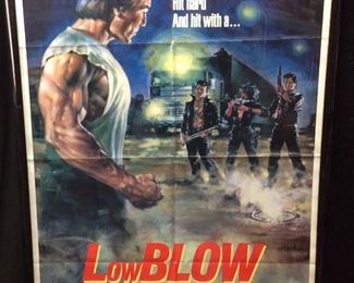 VTG. LOW BLOW MOVIE POSTER
