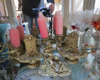 Loads of candle holders