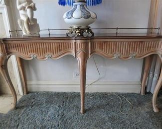 Vintage console table