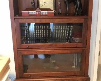 Bob Timberlake  Cherry Lawyers Barrister Bookcase w/Drawer by Lexington Furn Co