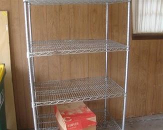 Metal shelf