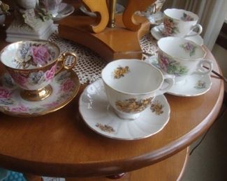 Tea cup collection