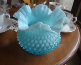 Fenton ruffled vase
