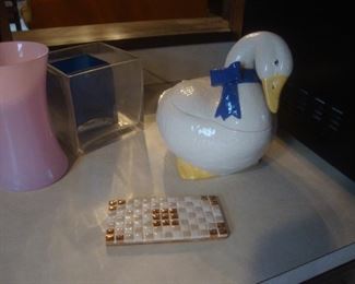 Duck cookie jar