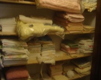 Linens, blankets, towels