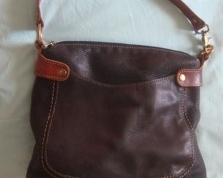 Vintage Fossil leather handbag
