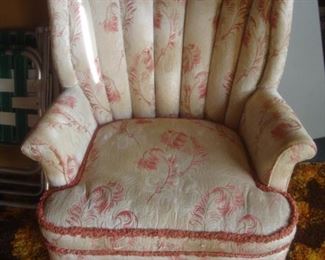 1940's channel back chair