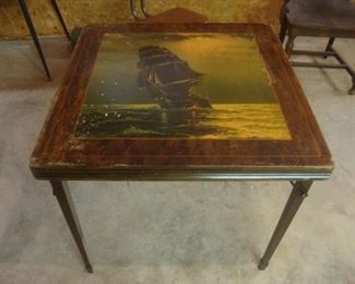 Wooden card table