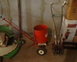 Red seeder, Mantis rototiller