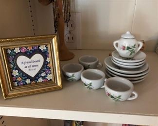 Tiny tea set