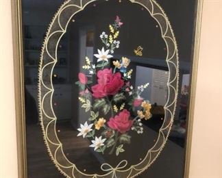Framed embroidery