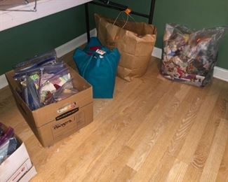 lots of boxes in this room