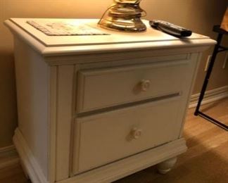white nite table
