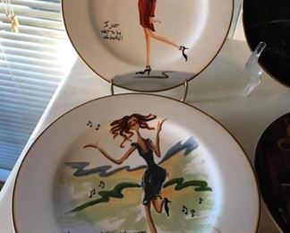 SAKURA "GLAMOUR GIRLS " PLATES