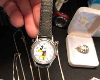 A Mickey Mouse watch