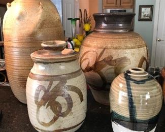 Large collection of original pottery