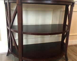 1/2 round three shelf server