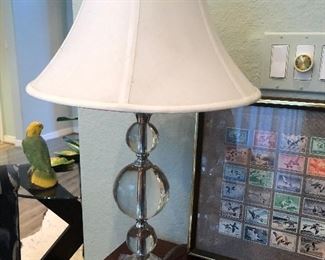 Lucite lamp