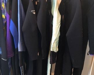 Wet suits and vests