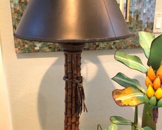 Bamboo style lamp