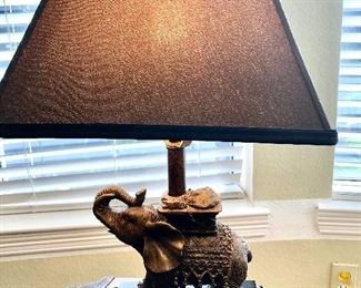 Small elephant lamp