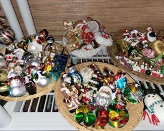 Vintage Figural Christmas Ornaments