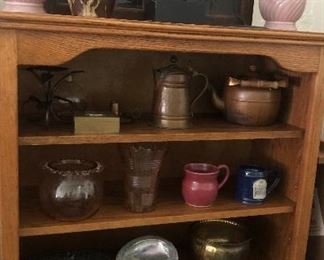 Kim Ellington Pottery Vase on top shelf