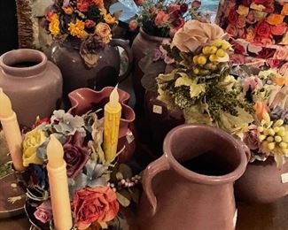 Pottery and Florals