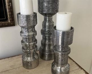 Restoration hardware candlesticks $100