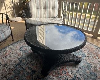 Pottery barn coffee table part of set