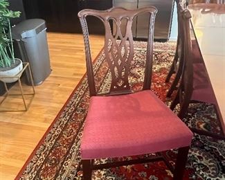 one of six side chairs