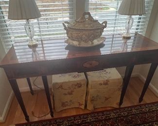 Hekman console table $1200