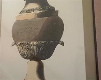 45x59" large urn prints set of different urns