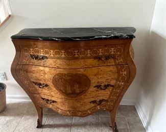 Inlaid Bombay chest $400
