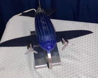 vintage airplane lamp