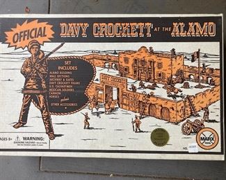 Circa 1995 Davy Crockett play set