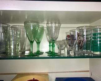 vintage glassware