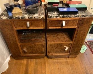 art deco nightstands