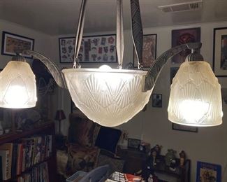 very nice art deco fixture - cannot be removed until after part 2 of the sale